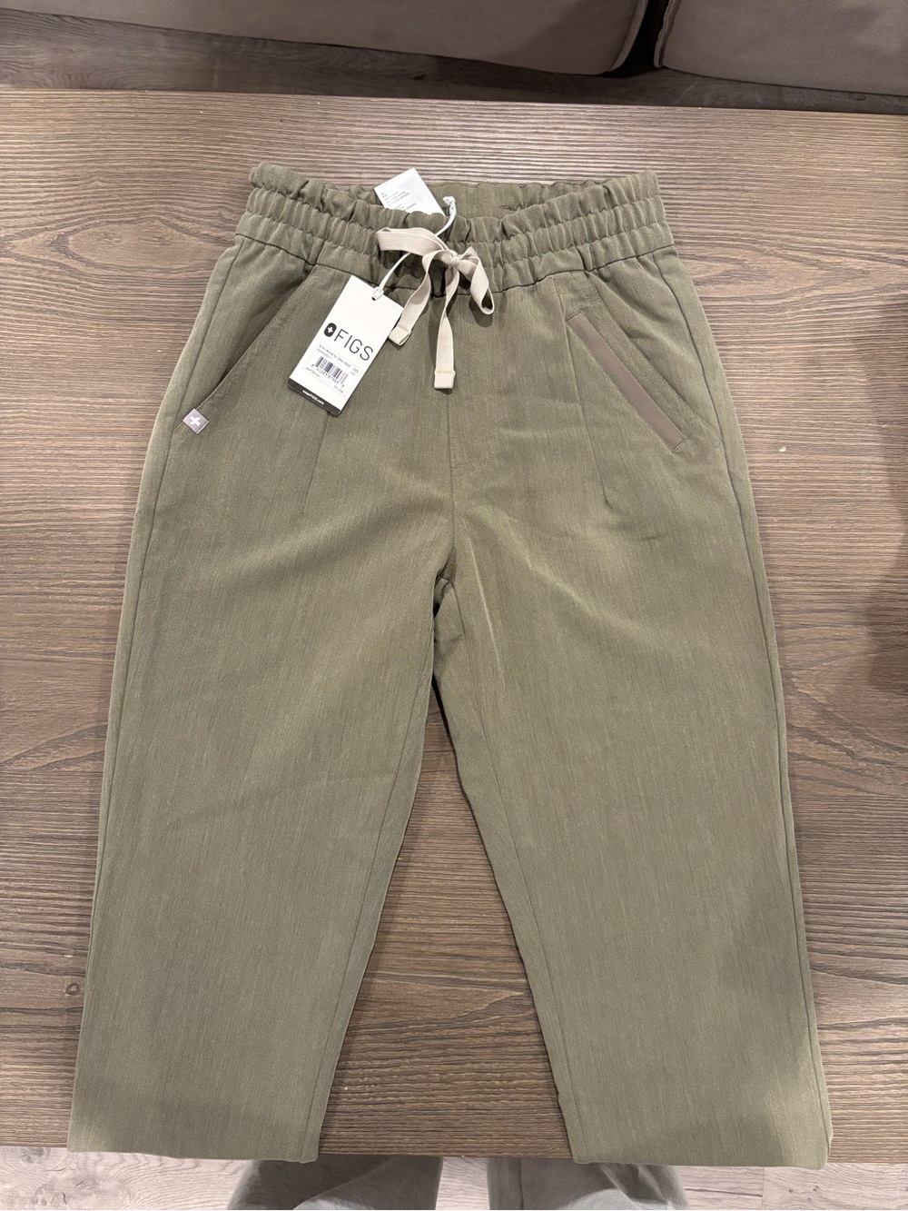 FIGS Olive Green Scrub Pants XXS Tall NWT